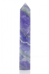 Fluorit Spitze poliert, Violett, A-Qualität, ca. 228 g