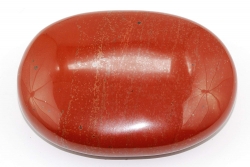 Roter Jaspis Seifenstein, Massagestein, Handschmeichler, Kraftstein