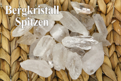 Bergkristall Spitzen Rohstein, ca. 3-6 cm, ca. 100 gramm, A-Qualität