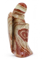 Edelsteinengel roter Jaspis, 7,5 cm